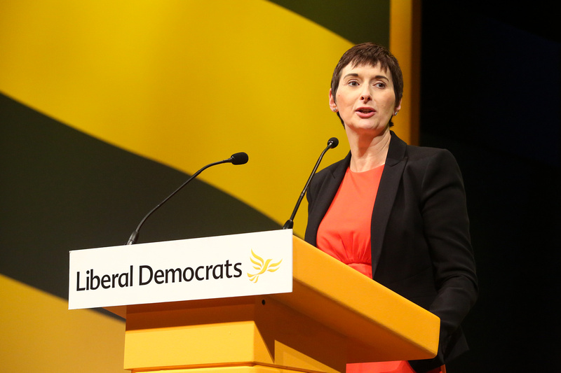 Caroline Pidgeon speaking at Liberal Democrat conference 2023